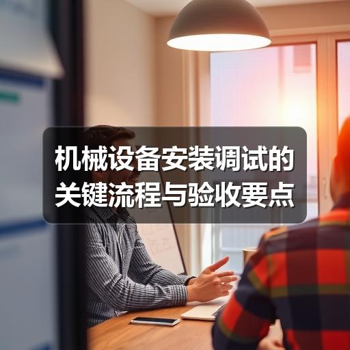 机械设备安装调试的关键流程与验收要点