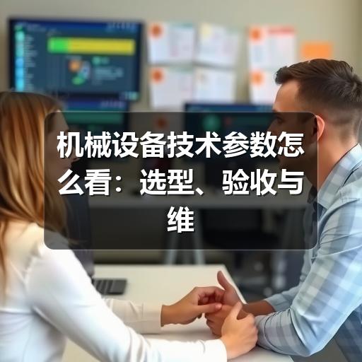 机械设备技术参数怎么看:选型、验收与维护中的实用判断方法 机械设备技术参数怎么看:选型、验收与维护中的实用判断方法