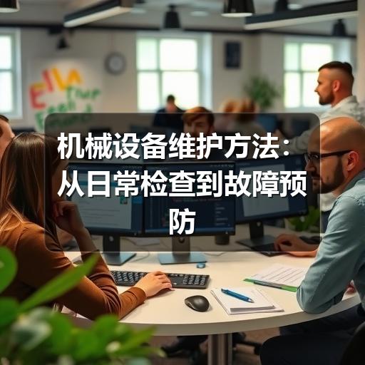 机械设备维护方法:从日常检查到故障预防的实用指南 机械设备维护方法:从日常检查到故障预防的实用指南